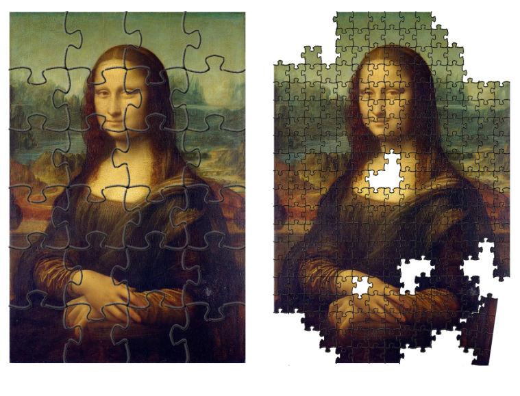Like jigsaw puzzles, genome assembly is easier if the starting pieces are larger.